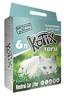 KotixTofu Классик 6 литра. Наполнитель тофу соевый 2,6 кг