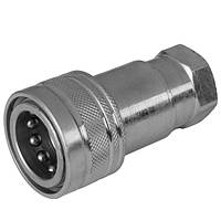 Муфта F BIR14 BSP 1/4" БРС ISO 7241-A гидравлическая 350 бар БРС