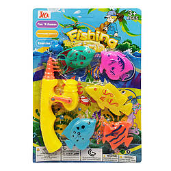 Ігровий набір Рибалка Bambi 7783-11 магнітна вудка, рибки Жовтий, World-of-Toys