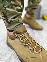 Военные легкие тактические мужские ботинки Trench Cayot Кроссовки для военнослужащих ВСУ ЗСУ лето песочные