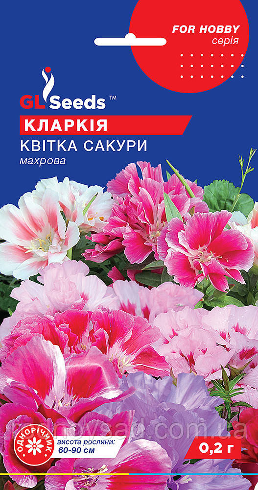 Кларкія Квітка Сакури насіння (0,2 г), For Hobby, TM GL Seeds