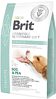 Сухой корм для собак с заболеваниям мочевыводящих путей с яйцом Brit GF Veterinary Diet Dog Struvite 2 кг