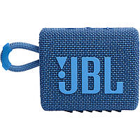 Портативная акустика JBL Go 3 Eco Blue (JBLGO3ECOBLU) [82836]