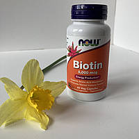 Now Biotin Біотин 5000 mg, 60 капсул