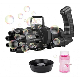 Кулемет із мильних бульбашок, BUBBLE GUN BLASTER машинка для бульбашок, генератор мильних бульбашок, бульбашок