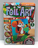 Аплікація кольоровою фольгою Foil Art Білочка (FAR-01-06), фото 3