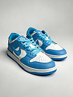 Кроссовки мужские синие Nike SB Dunk Blue/White