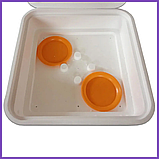 Інкубатор Рябушка Smart turbo 70 цифровий з ручним переворотом та вентилятором, фото 8