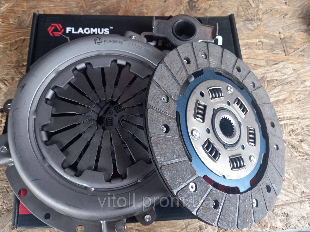 Комплект Сцепления ВАЗ 2110, 2111, 2112 Flagmus — Купить Недорого на ...