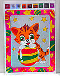 Аплікація кольоровою фольгою Foil Art Тигреня (FAR-01-09), фото 3