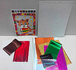 Аплікація кольоровою фольгою Foil Art Тигреня (FAR-01-09), фото 6