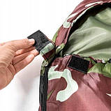 Армійський спальний мішок Springos з капюшоном теплий туристичний, фото 3