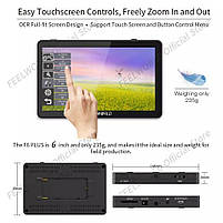 Монітор для камери FEELWORLD F6 PLUS V2, 6 дюймів, IPS FHD 1920x1080+акумулятор+зарядне та кейс, фото 5