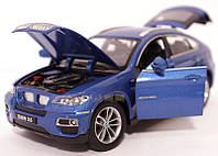 Игрушка Машинка металлическая детская Автопром BMW x6 БМВ 1:24