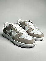 Кроссовки серые мужские Nike SB Dunk Grey White