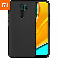 Противоударный чехол для Xiaomi Redmi 9 black Spigen анти отпечатки пальцев