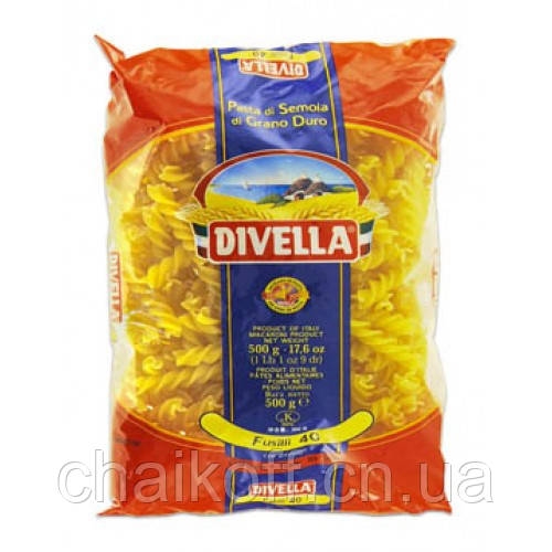 Макарони Divella Fusilli No40 500 г (шт.) Італія