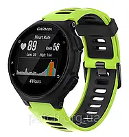 Cменный ремешок для часов Garmin Forerunner 220 / 230 / 235 / 620 / 630 / 735 Салатовый