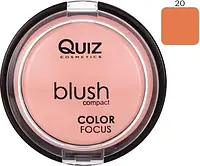 Румяна для лица Quiz Cosmetics Color Focus 12 г тон 20