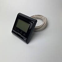 Програмований терморегулятор HeatTech HTP111-240 для системи теплої підлоги Чорний