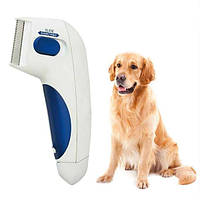 Електричний гребінець для собак Flea Doctor від бліх та котів на батарейках