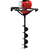 Бурова установка 1,4 КВТ + 3 шнеки та подовжувач YATO YT-84660, фото 4