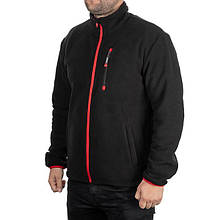 Куртка флісова, тканина поліестр, щільність 280 G, з кишенею на грудях і двома бічними, розмір M INTERTOOL