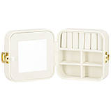 Скринька для прикрас (футляр для біжутерії) Springos 10 x 10 x 5 см HA1085, фото 5