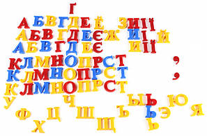 Набір магнітних букв і цифр 0703 EUR рос,англ,укр. мовах, фото 2