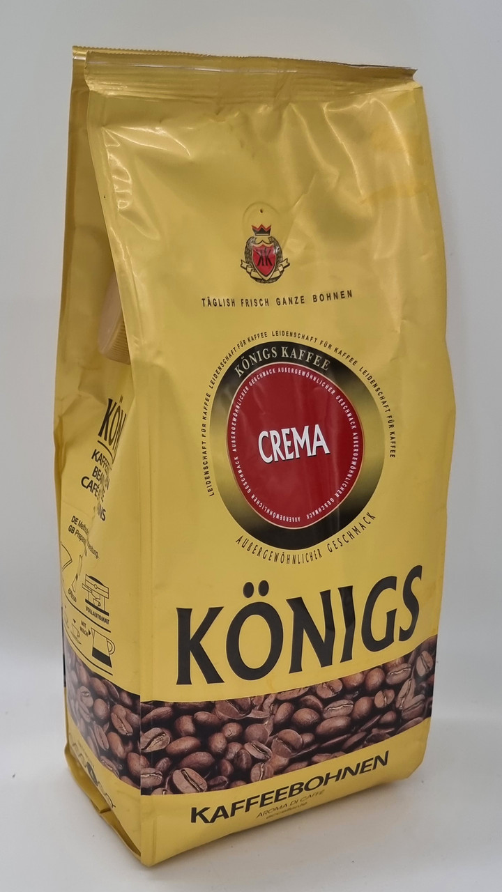 Кава в зернах Konigs Crema 1 кг Німеччина, фото 1