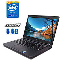 Ноутбук Dell Latitude E5450/14"/Core i5-5200U 2 ядра 2.2GHz/8GB DDR3 / 240 GB SSD /HD Graphics 5500 / Webcam