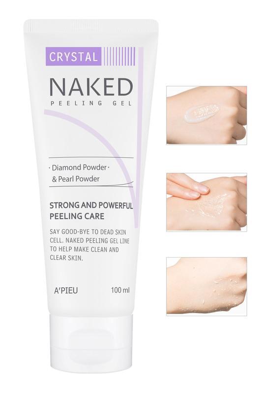 Пилинг-гель для лица A'Pieu Naked Peeling Gel Crystal 100 ml - фото 3 - id-p1377022360