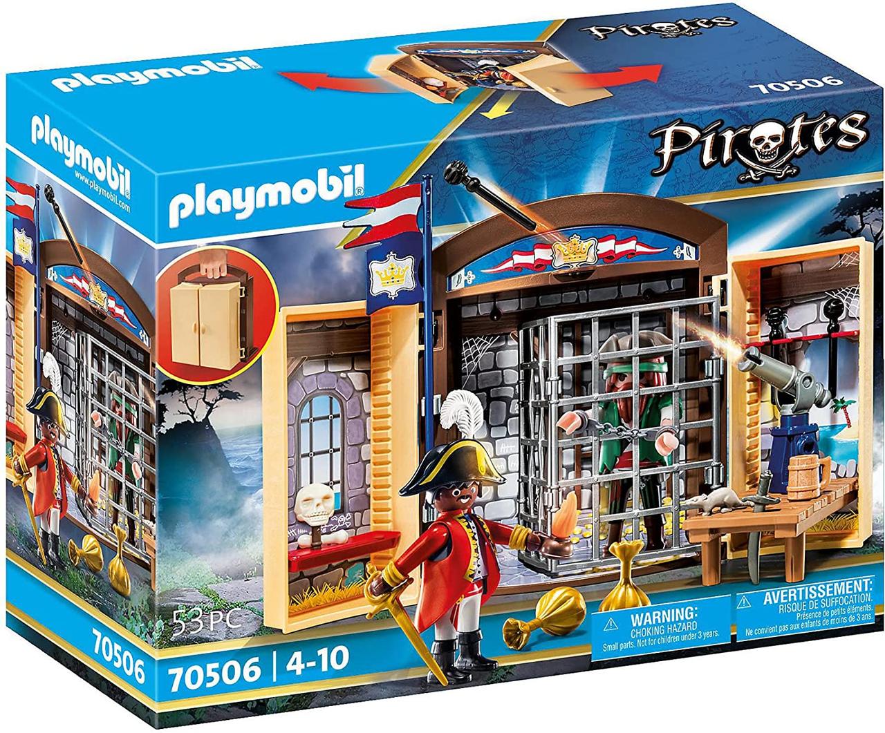 Плеймобил пираты 70506 Коробка с приключениями Playmobil Pirate Adventure Play Box - фото 2 - id-p1816623671