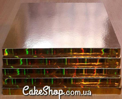 Підкладка під торт посилена 30х30 Золото