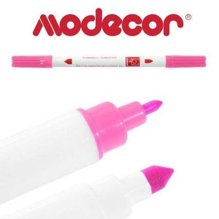 Харчової маркер подвійний Рожевий MODECOR