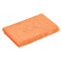 Полотенце махровое с бордюром Home Line оранжевое 40х70 см