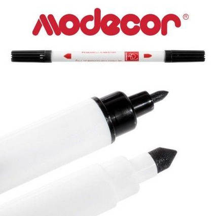 Харчової маркер подвійний Чорний MODECOR