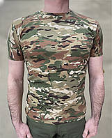 Футболка тактическая, Мультикам, размер M, хлопок (коттон), футболка армейская с коротким рукавом