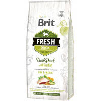 Сухий корм для собак Brit Fresh Duck\/Millet Active Run and Work 12 кг (8595602530816)