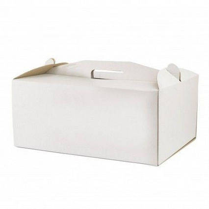 Коробка для торта Біла, 31х41х18 см