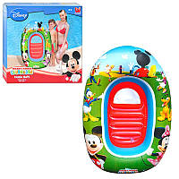 Човник надувний для плавання Bestway 91003 DM, 3-6 років, 102-69 см, буксирувальний шнур, прозоре вікно