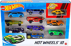 Набір машинок Хот Вілс 10 шт Hot Wheels Set Of 10