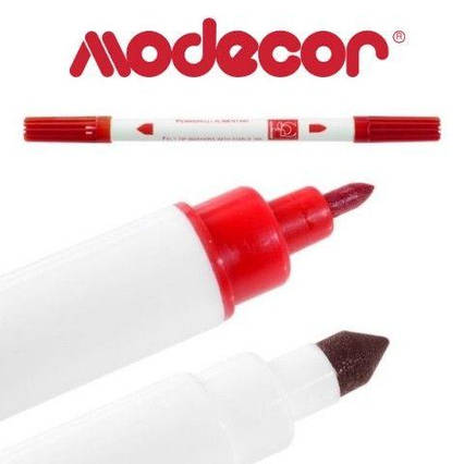 Харчової маркер подвійний Червоний MODECOR