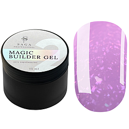 Гель для нарощування SAGA Builder Gel Magic №02, 15мл