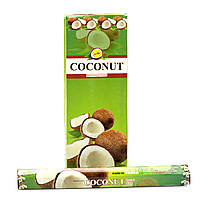 Аромапалички/Благовина, Кокос/Incense stick, Coconaut у пачці 20 шт.