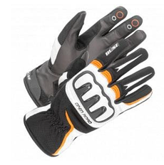 МОТОРУКАВИЦІ ШКІРЯНІ BUSE SPORT BLACK/WHITE/ORANGE