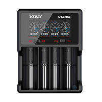 Зарядка Xtar VC4S (LED;4* Ni-MH,Ni-CD,Li; AAA/AA/C/D;microUSB) AUTO