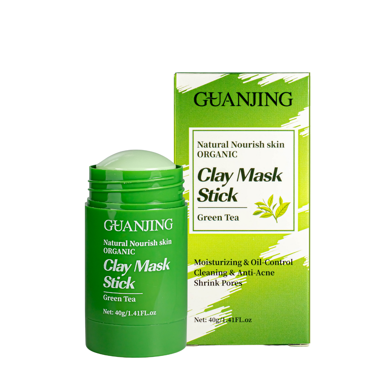 Маска стик для обличчя Guanjing Clay Mask Stick із екстрактом зеленого