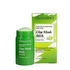 Маска стик для обличчя Guanjing Clay Mask Stick із екстрактом зеленого чаю 40 г