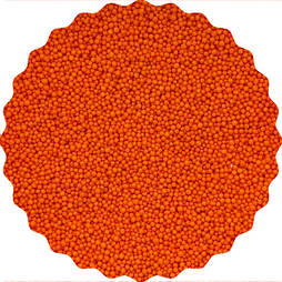 Посипка кондитерська "Помаранчеві кульки 1 мм", 50 гр.